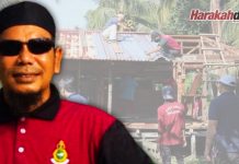 Ustaz Rosli azam gantikan rumah usang warga emas rumah