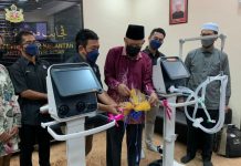 Kerajan negeri sumbang alat pernafasan mudah alih