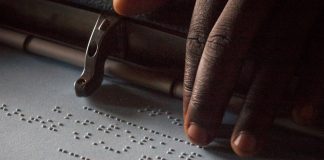 Braille-enabled vending machines for visually-impaired