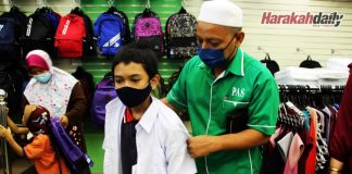 Pemuda PAS sumbang peralatan sekolah buat pelajar