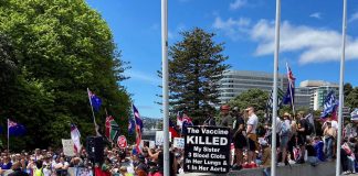 Bantah mandat vaksin Covid-19: Warga New Zealand tunjuk perasaan