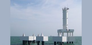 Do not trespass lighthouse, sea areas with beacons