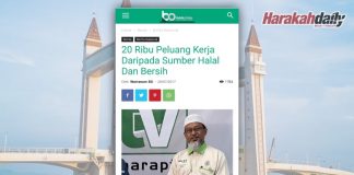 Soal jawab manifesto 20,000 peluang pekerjaan di Terengganu