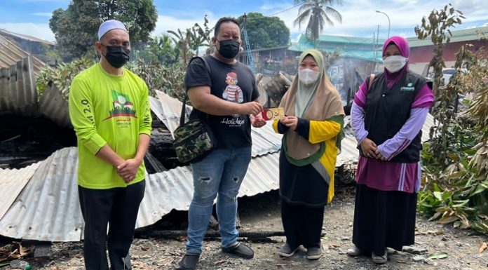 PAS Lahad Datu bantu mangsa kebakaran