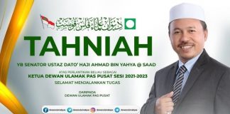 Senarai Jawatankuasa Kerja Dewan Ulamak PAS Pusat sesi 2021-2023