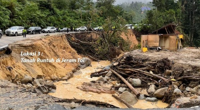 Laluan berhampiran Jeram Toi masih selamat dilalui
