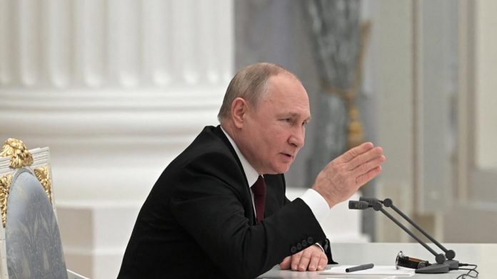 Putin 22 Feb