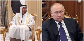 Putera mahkota Abu Dhabi, Putin bincang krisis Ukraine