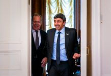 Menteri luar UAE, Rusia bincang di Moscow tingkat perkongsian strategik dua hala