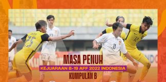 B-19 AFF 2022: Laos kecewakan Malaysia 1-0