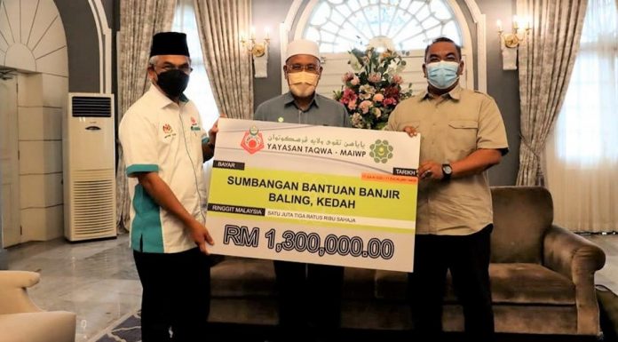 Banjir Baling: Skuad Musaádah sumbang RM1,443,750