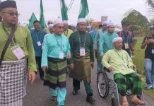 Exco berkerusi roda iringi calon PN di Pasir Mas