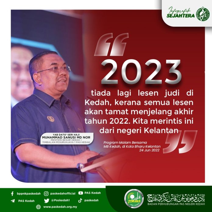 kedah haram lesen