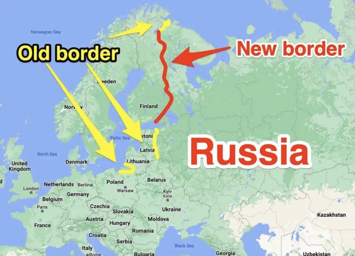 sempadan Finland Rusia