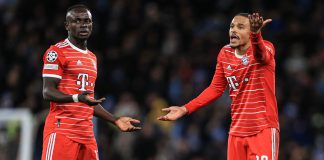 Pemain Bayern, Sane dan Mane bergaduh