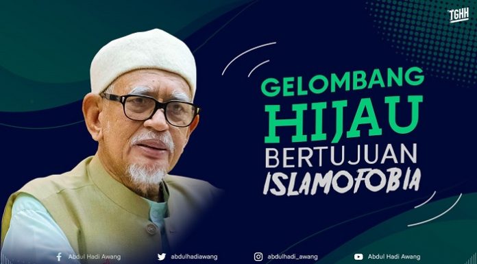 Gelombang hijau bertujuan Islamofobia