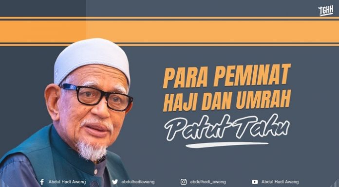 Para peminat haji dan umrah patut tahu