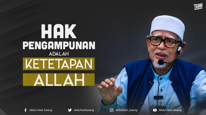 HAK PENGAMPUNAN ADALAH KETETAPAN ALLAH twitter
