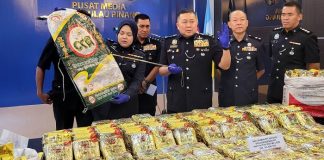 Polis tahan pendawai elektrik, rampas syabu RM5.187 juta