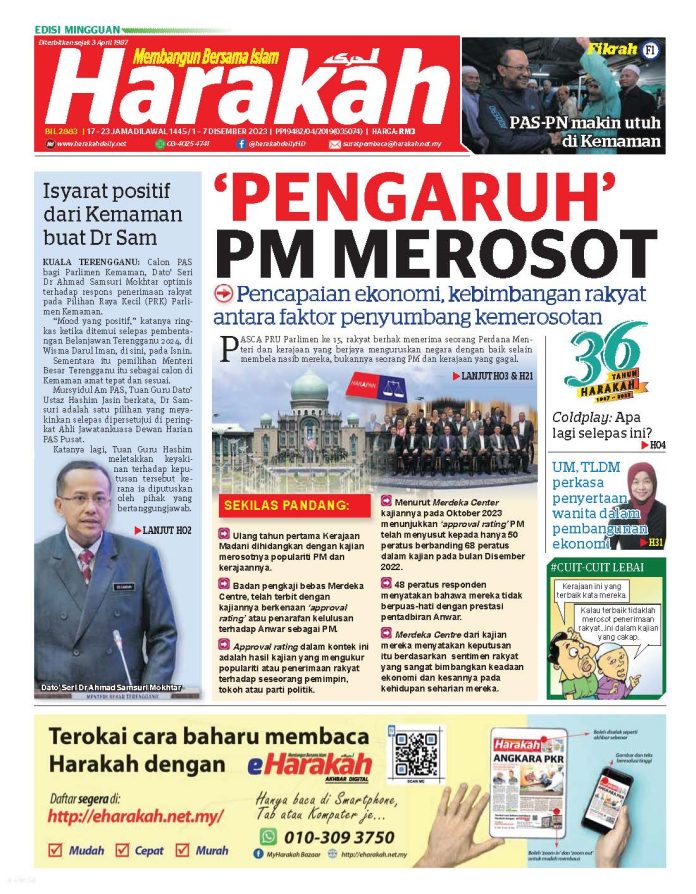 'Pengaruh' PM Merosot