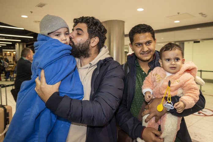 Khalid El-Estal Family Renunion at Dublin Airport.