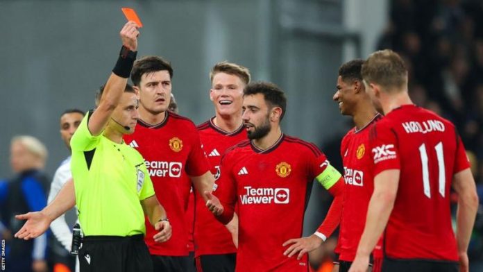 Rashford Red Card Manc Uni