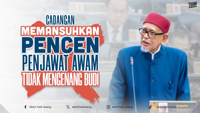 CADANGAN MEMANSUHKAN PENCEN PENJAWAT AWAM twitter