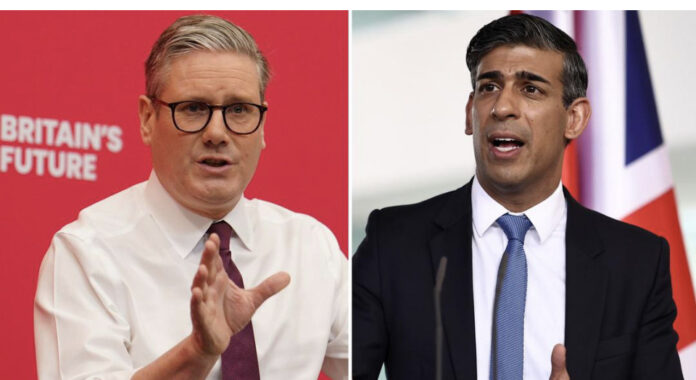 Keir Starmer dan Rishi Sunak
