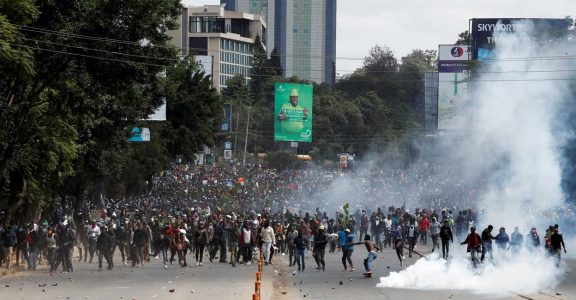 Kenya parliament riot