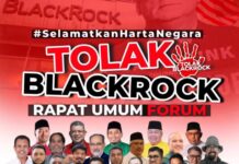 Rapat Umum, Forum Tolak BlackRock malam ini