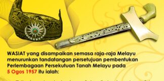 Kedaulatan raja-raja lantaran taat setia orang Melayu