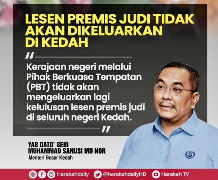 Lesen judi di Kedah