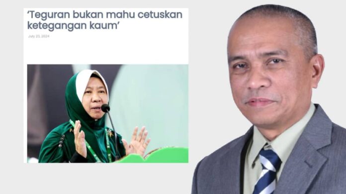 Teguran bukan...