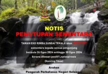 Kencing tikus: Taman Eko Rimba Sungai Tekala ditutup sementara