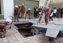 Masjid India: Wanita terjatuh dalam lubang tanah jerlus 8 meter
