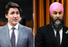 NDP tarik balik sokongan terhadap kerajaan pimpinan Trudeau