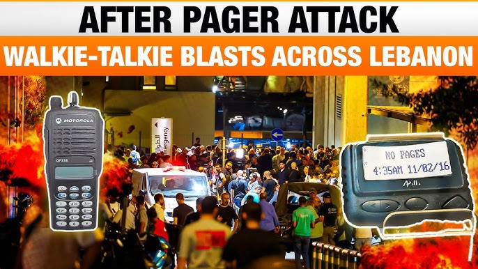 Pager walkie talkie blast across Lebanon