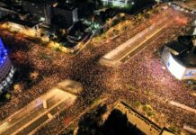 500,000 rakyat Israel bantah kerajaan Zionis Netanyahu