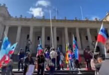 Jalur Gemilang diturunkan, diganti bendera Sabah dan Sarawak