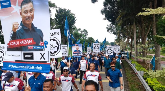 PRK Mahkota: PN bawa sepanduk ‘dijamin halal’