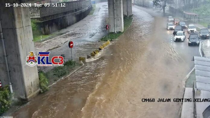 Jln genting klang banjir 151024