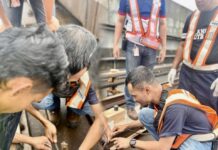Hujan lebat pagi: Landasan LRT Wangsa Maju dibaik pulih