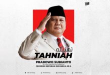Tahniah buat Yang Mulia Bapak Prabowo Subianto