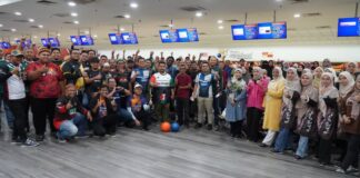 Pertandingan boling anjuran PAS Gombak meriah