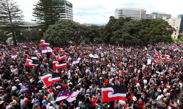 Puluhan ribu rakyat New Zealand bantah RUU hak Maori