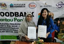 YM meterai MoU tubuh Food Bank Rantau Panjang