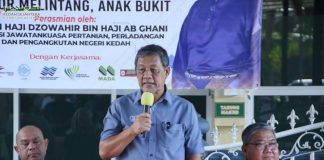 Mesin pengisar padi komuniti bantu pesawah