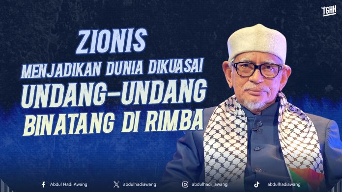 ZIONIS MENJADIKAN DUNIA DIKUASAI UNDANG-UNDANG BINATANG DI RIMBA twitter