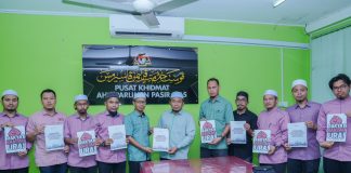 Pemuda PAS Pasir Mas serah memo bantah URA