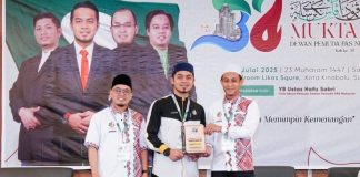 Jumaidin dinobat Tokoh Khas Pemuda PAS Sabah